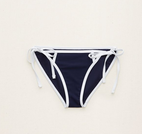 F4620 2 PCS Top Side Tie Bottom Swimwear